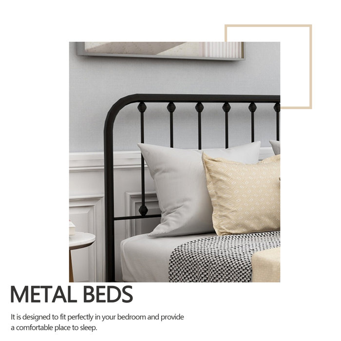 Andover Mills™ Alberton Metal Bed & Reviews Wayfair